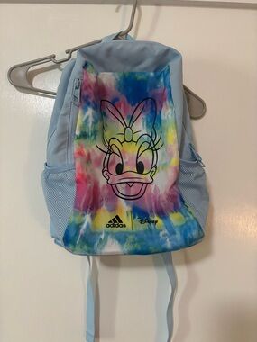Adidas Blue Daisy Duck Tie-Dye Backpack